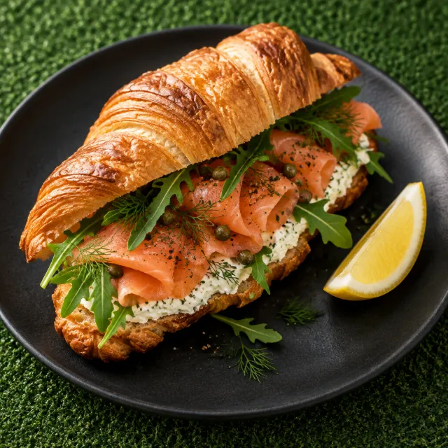 Smoked Salmon Croissant