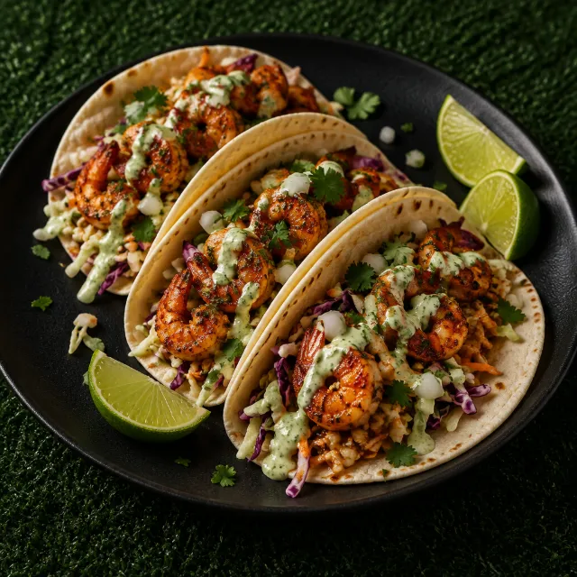 Garlic Shrimp Taco