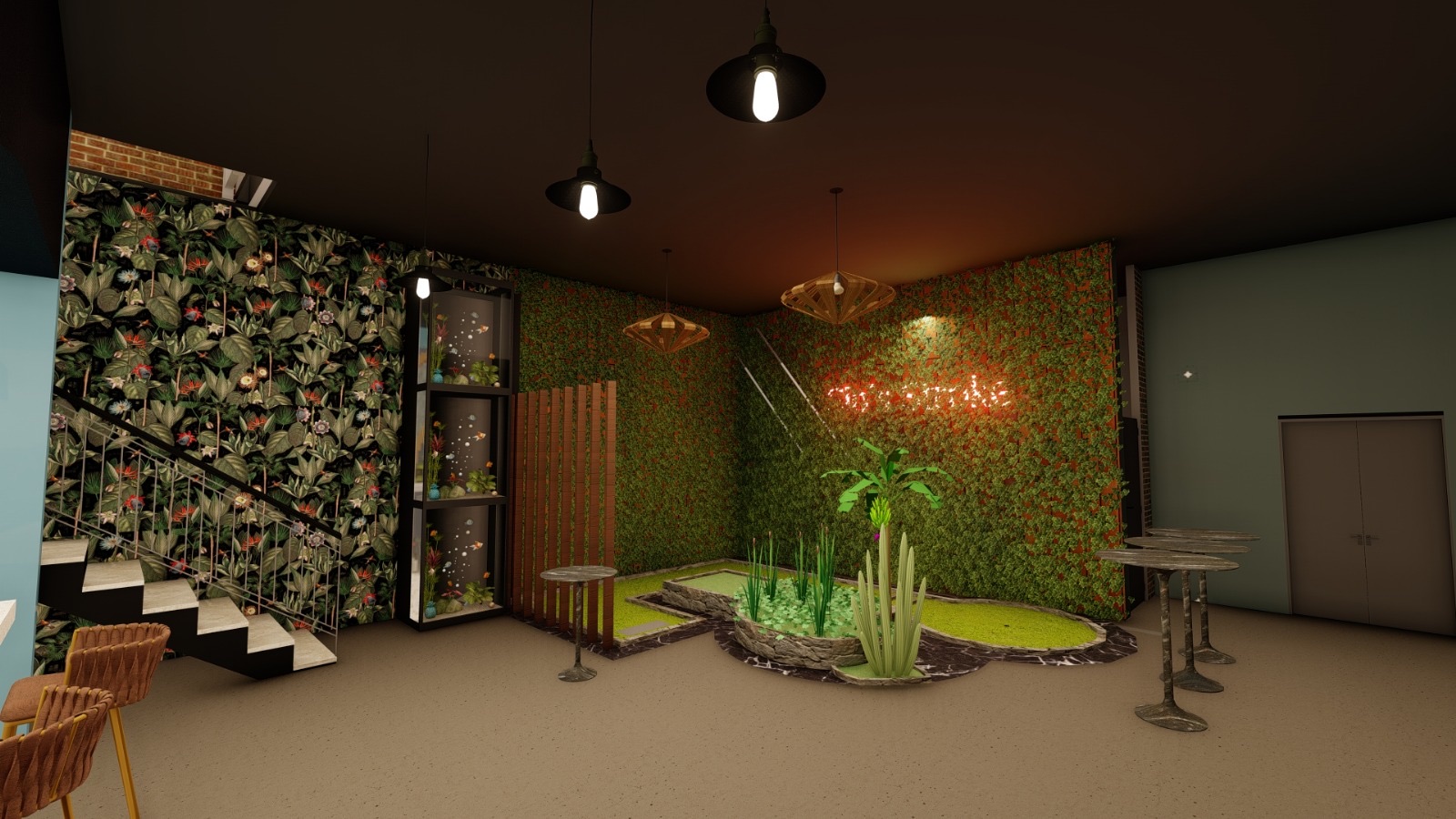 Our premium bar area